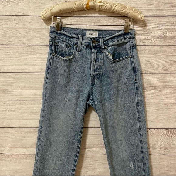 Pistola Charlie High Rise Light Blue Jeans - Picture 7 of 8